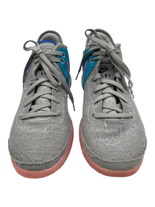 Nike Shoe Size 8.5 Gray, Blue, Pink Synthetic Logo Metallic Sneakers Gray, Blue, Pink / 8.5