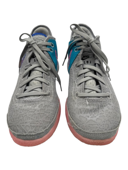 Nike Shoe Size 8.5 Gray, Blue, Pink Synthetic Logo Metallic Sneakers Gray, Blue, Pink / 8.5