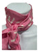 Burberry Pink & White Silk Thin Words Long Twilly scarf Pink & White / Small