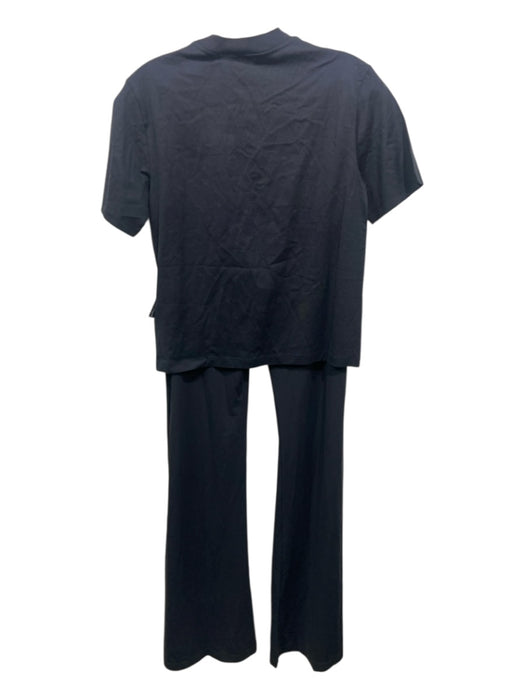 Palm Angels Size M Black & Off White Cotton Crew Neck Short Sleeve T Shirt Top Black & Off White / M