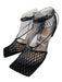 Bottega Veneta Shoe Size 36 Black Leather Mesh Square Toe Ankle Wrap Pumps Black / 36