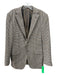 Hickey Freeman Brown & Multi 2 Button Men's Blazer Brown & Multi / Est XL