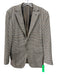 Hickey Freeman Brown & Multi 2 Button Men's Blazer Brown & Multi / Est XL