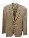 Corneliani Tan & Multi Silk Blend Houndstooth 2 Button Men's Blazer Tan & Multi / 50