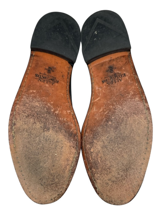 Allen Edmonds Shoe Size 10D AS IS Black Leather Stacked Heel loafer Men's Shoes Black / 10D