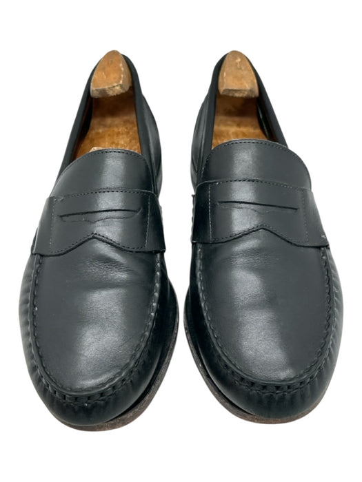 Allen Edmonds Shoe Size 10D AS IS Black Leather Stacked Heel loafer Men's Shoes Black / 10D