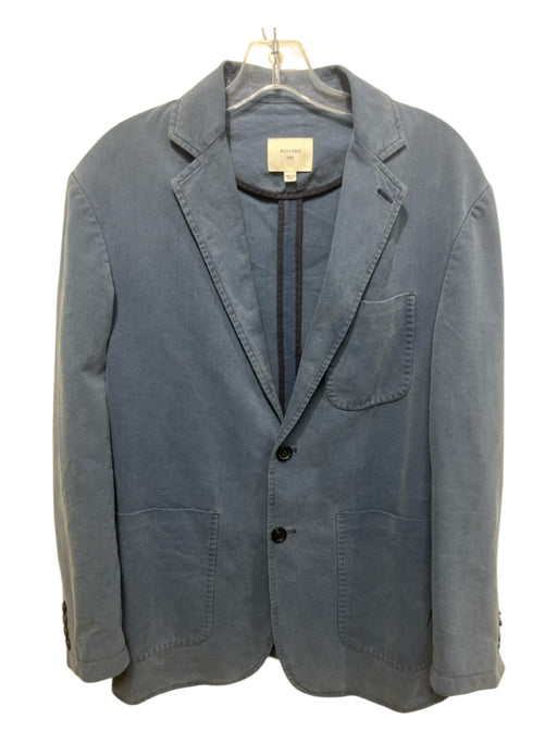 Billy Reid Blue Cotton Pocket 2 Button Men's Blazer Blue / 38R