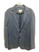 Billy Reid Blue Cotton Pocket 2 Button Men's Blazer Blue / 38R