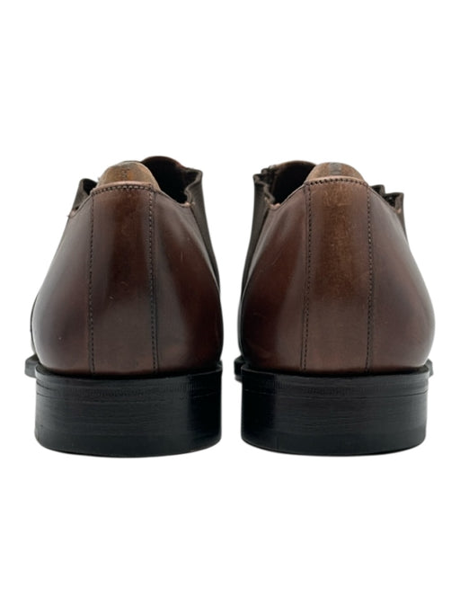 Stuart's Choice Shoe Size 9.5 Brown Leather Solid Slip On Men's Shoes Brown / 9.5