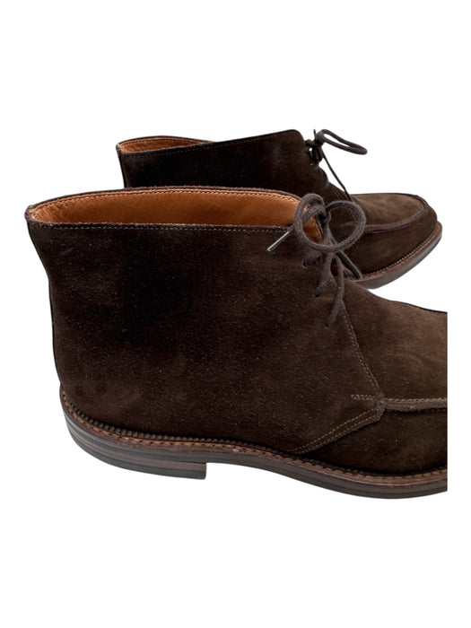 Polo Shoe Size 9 Dark Brown Suede Solid Boot Men's Shoes Dark Brown / 9