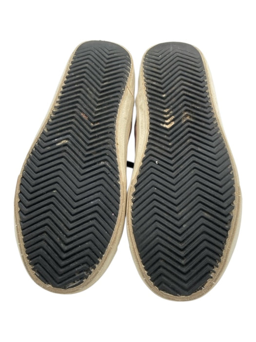 Golden Goose Shoe Size 36 White, Pink & Black Leather round toe Glitter Sneakers White, Pink & Black / 36