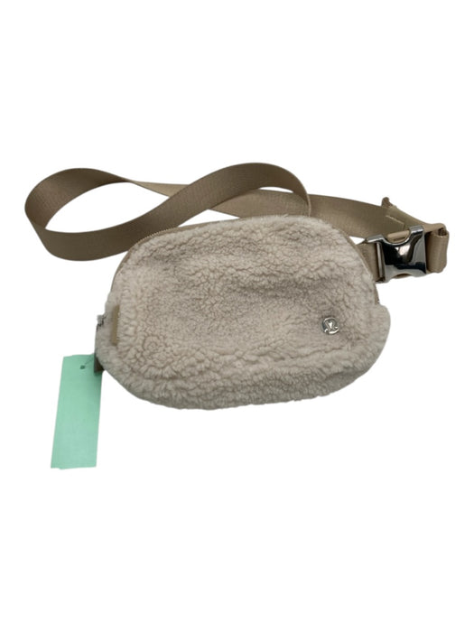 Lululemon White Fleece Belt bag Bag White
