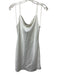 Alice + Olivia Size 0 White Triacetate & Polyester Sleeveless Above Knee Dress White / 0