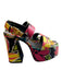Michael Kors Collection Shoe Size 38.5 Multi Leather Abstract Print Shoes Multi / 38.5