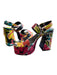 Michael Kors Collection Shoe Size 38.5 Multi Leather Abstract Print Shoes Multi / 38.5