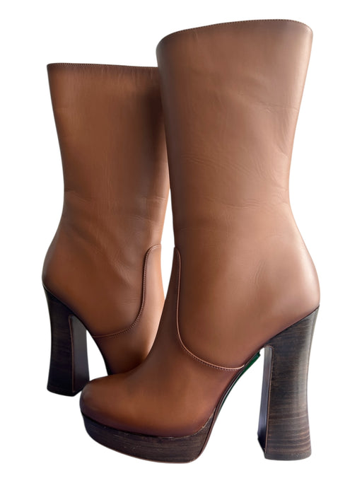 Michael Kors Collection Shoe Size 38.5 Brown Leather Made in Italy Boots Brown / 38.5