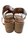 Michael Kors Collection Shoe Size 38.5 Brown Leather Platform Gladiator Shoes Brown / 38.5