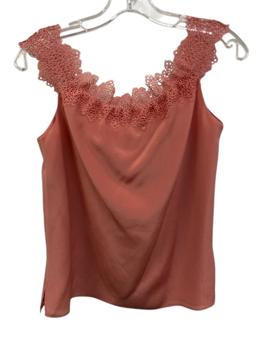 Cami NYC Size M Pink Silk Lace Adjustable Strap Satin Cami Top Pink / M