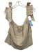 Misa Size M Cream Cotton Blend Off Shoulder Bows Gauze Top Cream / M