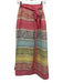 Loveshackfancy Size M Pink, Blue & Multi Cotton Wrap Floral Floral Lace Skirt Pink, Blue & Multi / M