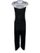 Louis Vuitton Size 36 Black Viscose V Neck Tie Shoulder Wide Leg Jumpsuit Black / 36