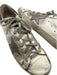 Golden Goose Shoe Size 40 White & Multi Leather Lace Up Glitter Star Motif Shoes White & Multi / 40