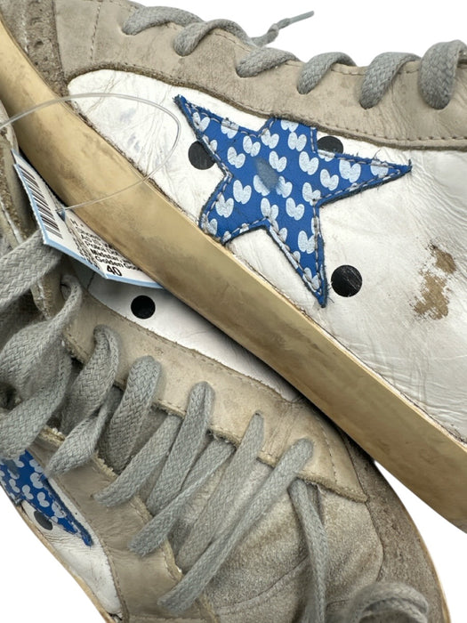 Golden Goose Shoe Size 40 White & Multi Leather Lace Up Polka Dot Shoes White & Multi / 40