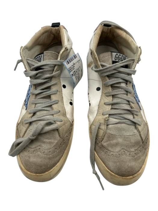Golden Goose Shoe Size 40 White & Multi Leather Lace Up Polka Dot Shoes White & Multi / 40