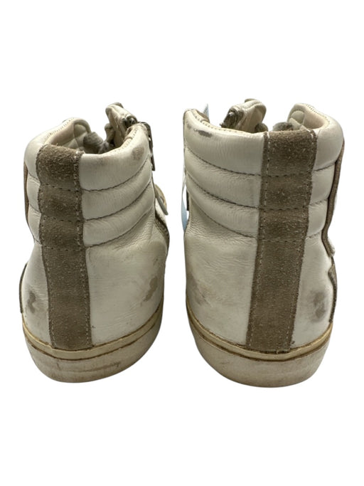 Golden Goose Shoe Size 40 White & Multi Leather Lace Up High Top Shoes White & Multi / 40