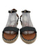 Valentino Garavani Shoe Size 40 Black Leather Studded Open Toe Buckle Sandals Black / 40