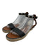 Valentino Garavani Shoe Size 40 Black Leather Studded Open Toe Buckle Sandals Black / 40