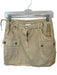 Steve Madden Size S Khaki Cotton Pockets Belt Skirt Khaki / S