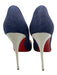 Christian Louboutin Shoe Size 40.5 Blue & White textile upper Denim Pumps Blue & White / 40.5