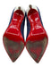 Christian Louboutin Shoe Size 40.5 Blue & White textile upper Denim Pumps Blue & White / 40.5