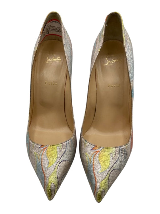 Christian Louboutin Shoe Size 42 Multi fabric upper Metallic Flames Pumps Multi / 42