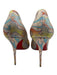 Christian Louboutin Shoe Size 42 Multi fabric upper Metallic Flames Pumps Multi / 42