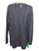 Free People Size S Navy Blue Acrylic Blend Button Front V Neck Cardigan Navy Blue / S