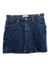 Reformation Jeans Size 30 Medium Wash Cotton Blend Denim Zip & Button Mini Skirt Medium Wash / 30