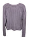 360 Cashmere Size S Lavender Purple Cashmere Wide Ribbed V Neck Sweater Lavender Purple / S