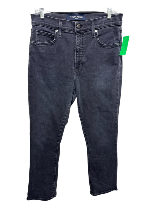 Veronica Beard Jeans Size 31 Washed Black Cotton Blend High Rise Jeans Washed Black / 31