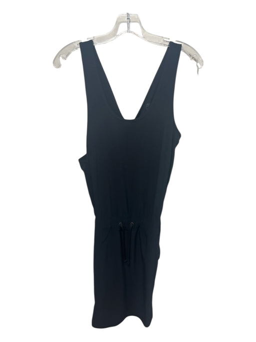 Patagonia Size S Black Nylon Drawstring Waist Above Knee Dress Black / S