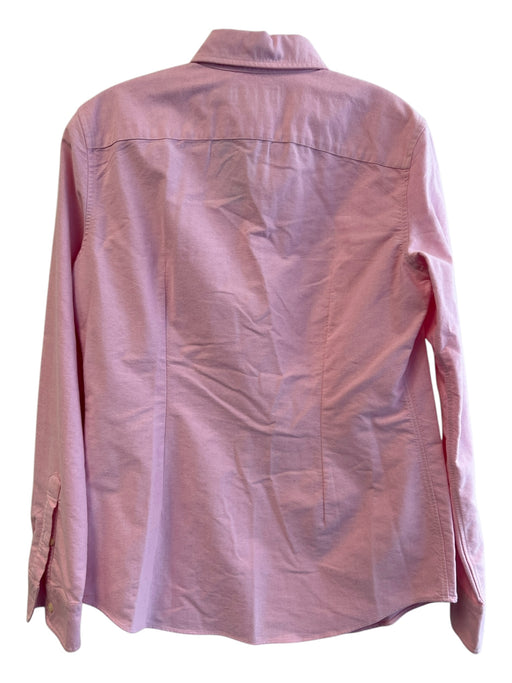 Ralph Lauren Size M Pink Cotton Collared Long Sleeve Button Down Solid Color Top Pink / M