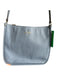 Kate Spade Powder Blue Leather Pebbled Shoulder & Crossbody Straps Top Zip Bag Powder Blue / Medium