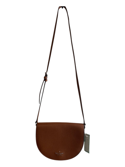 Kate Spade Tan pebbled Shoulder & Crossbody Gold Hardware Flap Hard Case Bag Tan / Small