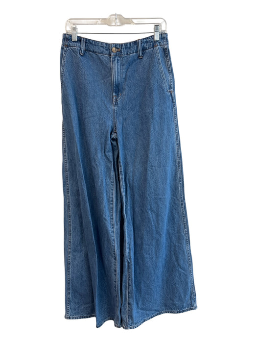 Madewell Size 26 Mid Light Wash Cotton Blend High Waist Zip Fly 4 Pocket Jeans Mid Light Wash / 26