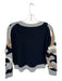360 Cashmere Size M Gray & Tan Cashmere Long Sleeve Camo Knit Sweater Gray & Tan / M
