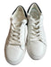 Kurt Geiger Shoe Size 38.5 White & Black Leather Color Block Athletic Sneakers White & Black / 38.5
