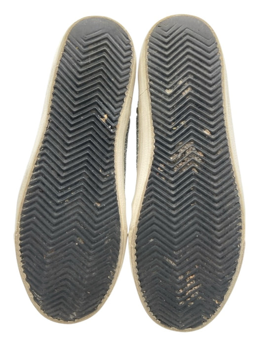 Golden Goose Shoe Size 41 Silver, Red & Blue Suede Glitter lace up Sneakers Silver, Red & Blue / 41