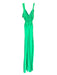 All About May Size 8 Green Polyester Sleeveless Cut Outs Back Zip Gown Green / 8