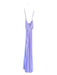 Olivaceous Size M Purple Polyester Spaghetti Strap Acordian Pleated Midi Dress Purple / M